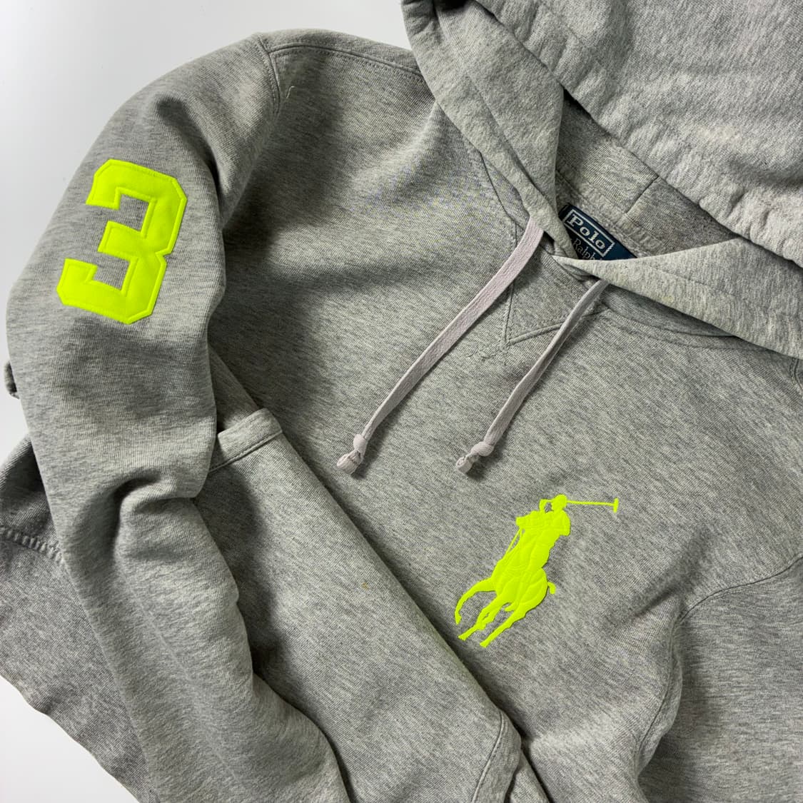 Polo  폴로 랄프로렌 코튼 빅포니 그레이 후드티  상품이미지3