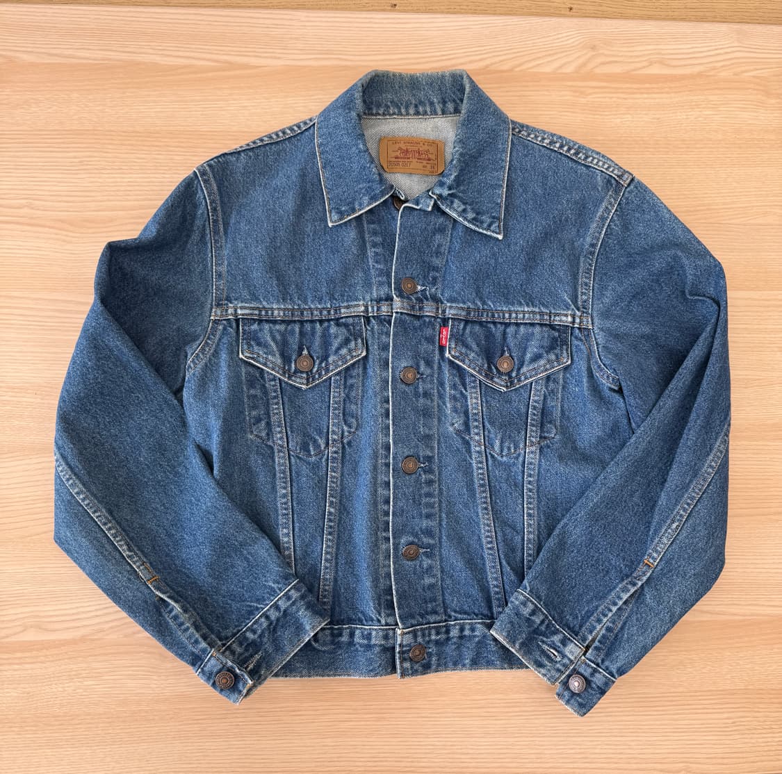 90s 빈티지 리바이스 70505 데님 트러커 자켓 상품이미지1
