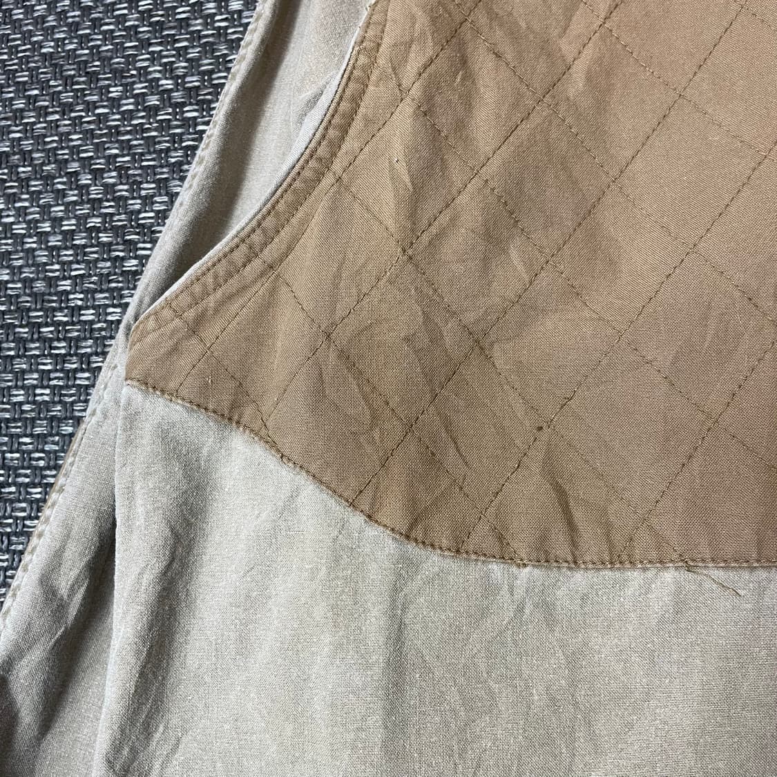 빈티지 빅사이즈 오버핏 빅포켓 자수 헌팅 셔츠 XXL 상품이미지4