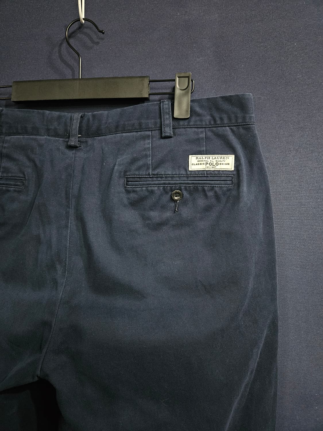 폴로 랄프로렌 네이비 남성 허리 34 면바지  상품이미지8