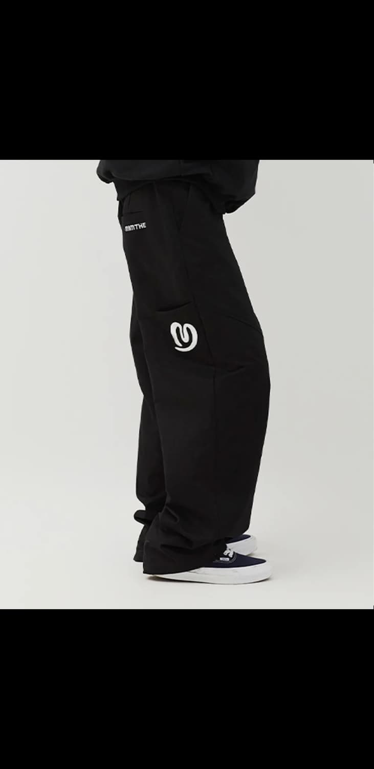 밈더워드로브 코튼팬츠 블랙 L 상품이미지1