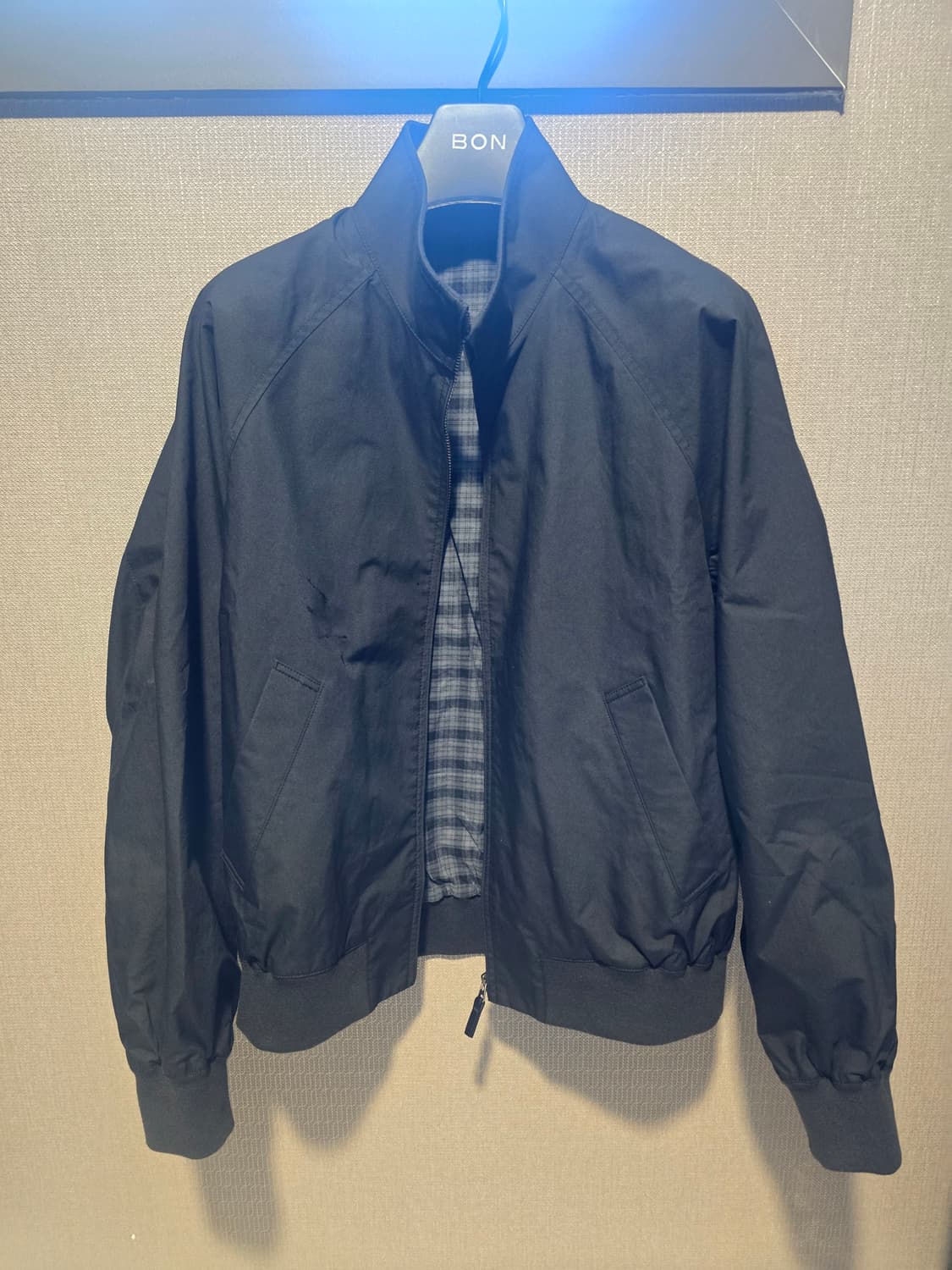 유니클로 해링턴 자켓 블랙 M 교환가능 상품이미지2