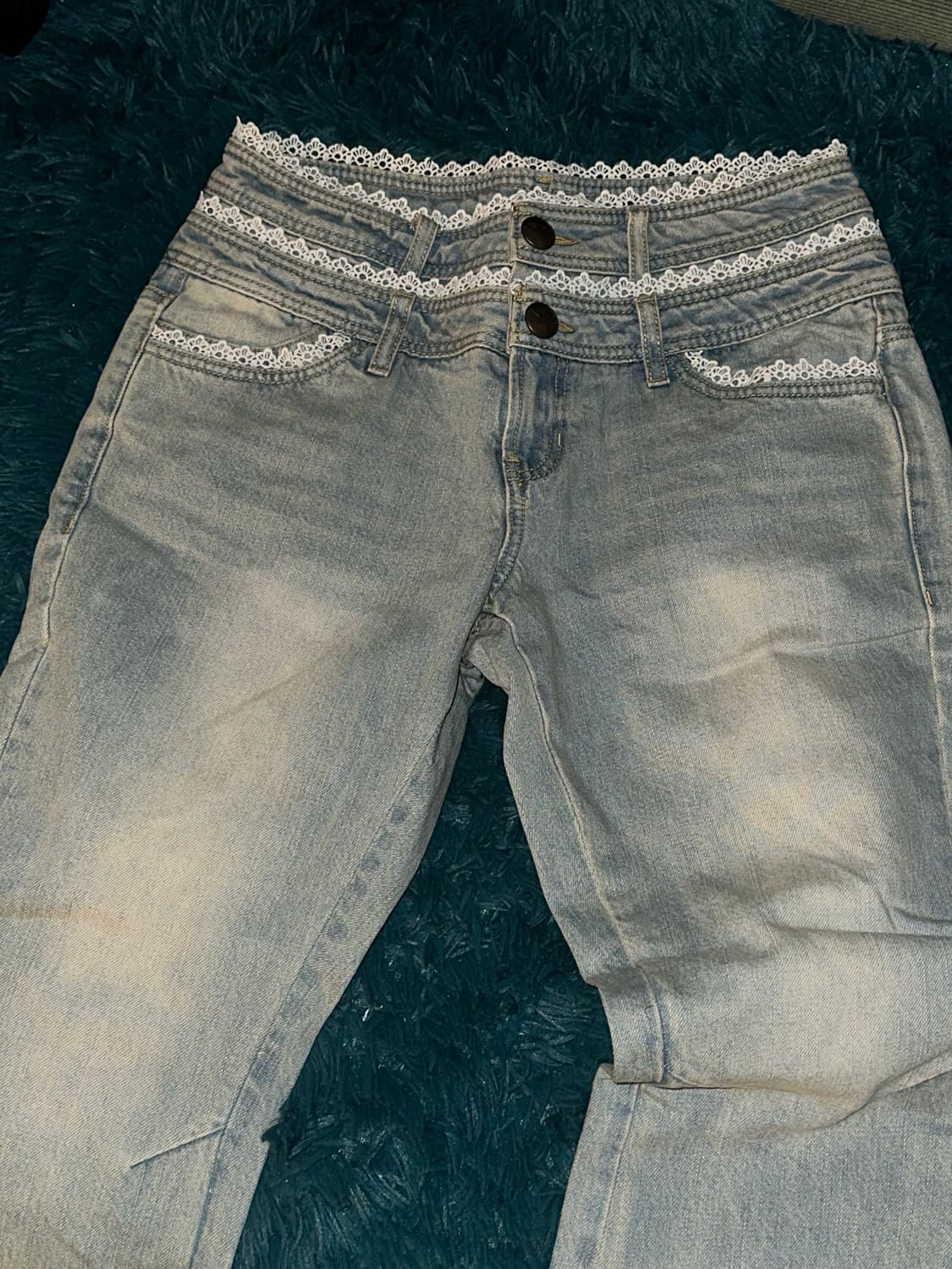 스컬프터 더블  웨이스트 부츠컷 데님 상품이미지2