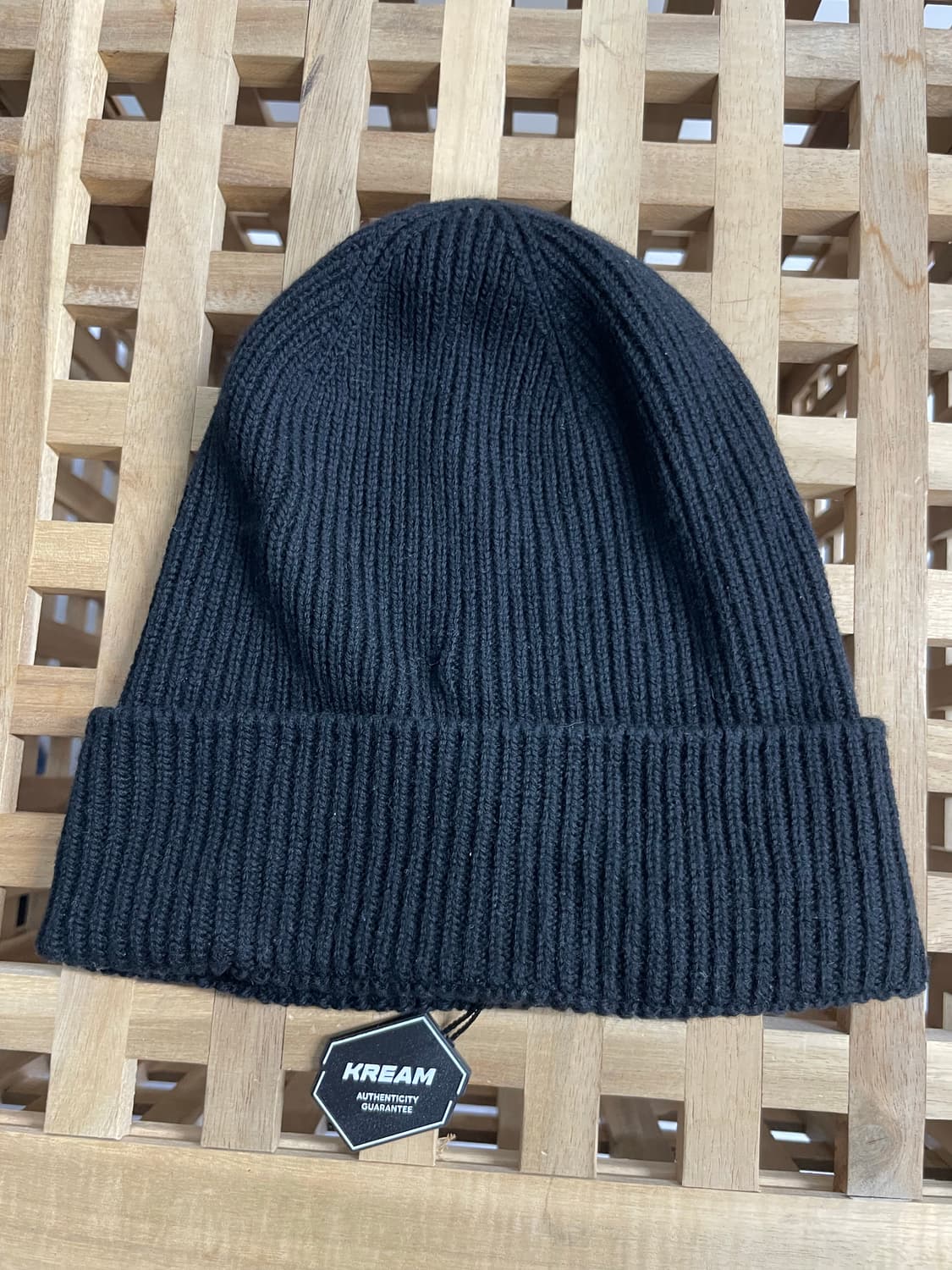 몽클레어 로고패치 블랙 울 비니 새상품 상품이미지3