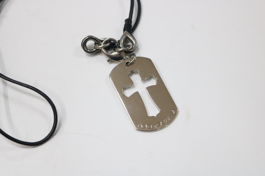 돌체앤가바나 실버 도그택 목걸이 상품이미지5