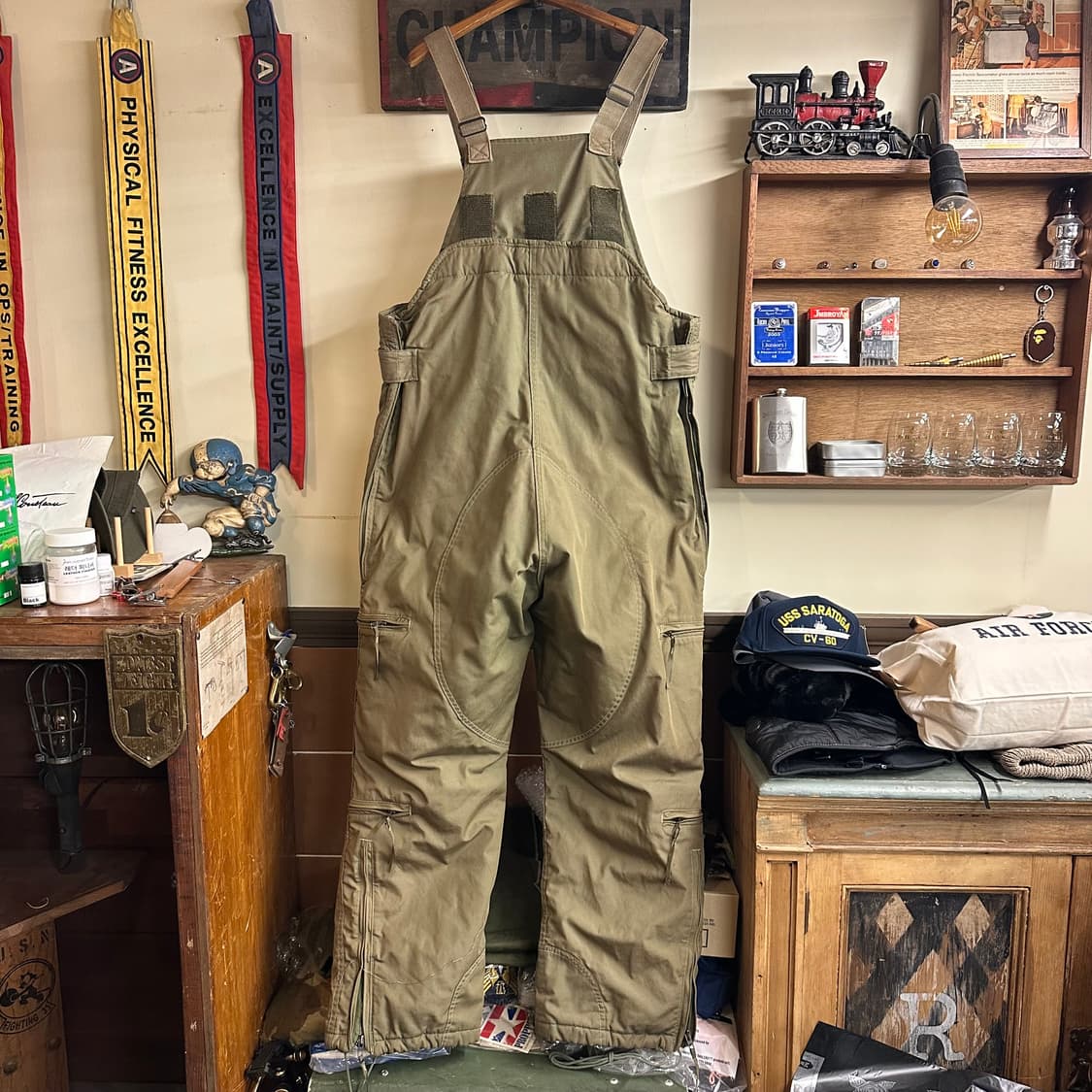 미군 오리지널 CVC 전차병 커버올 LR 상품이미지8