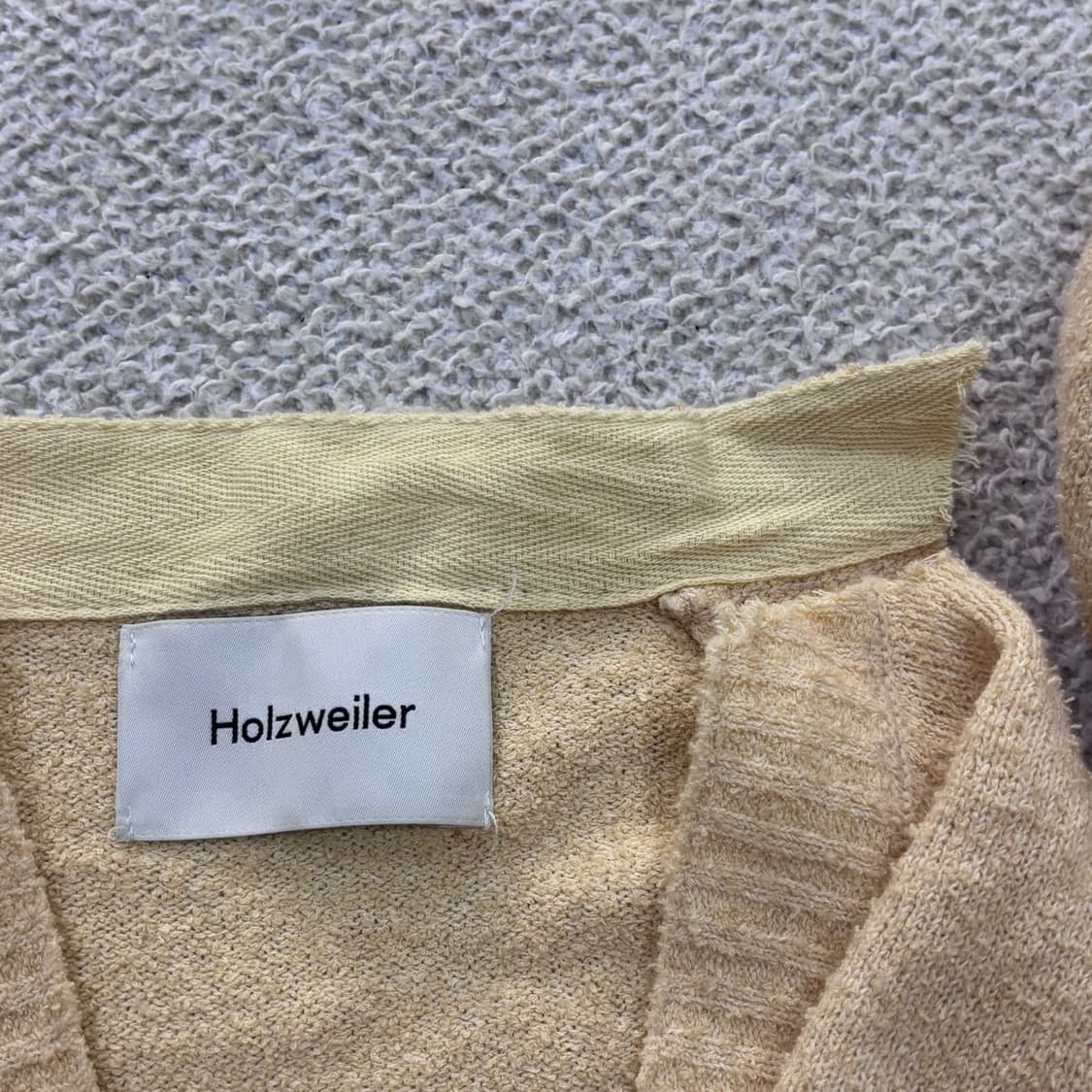 XS Holzweiler 여성 브이넥 가디건 (수선필요) 0622E 상품이미지3