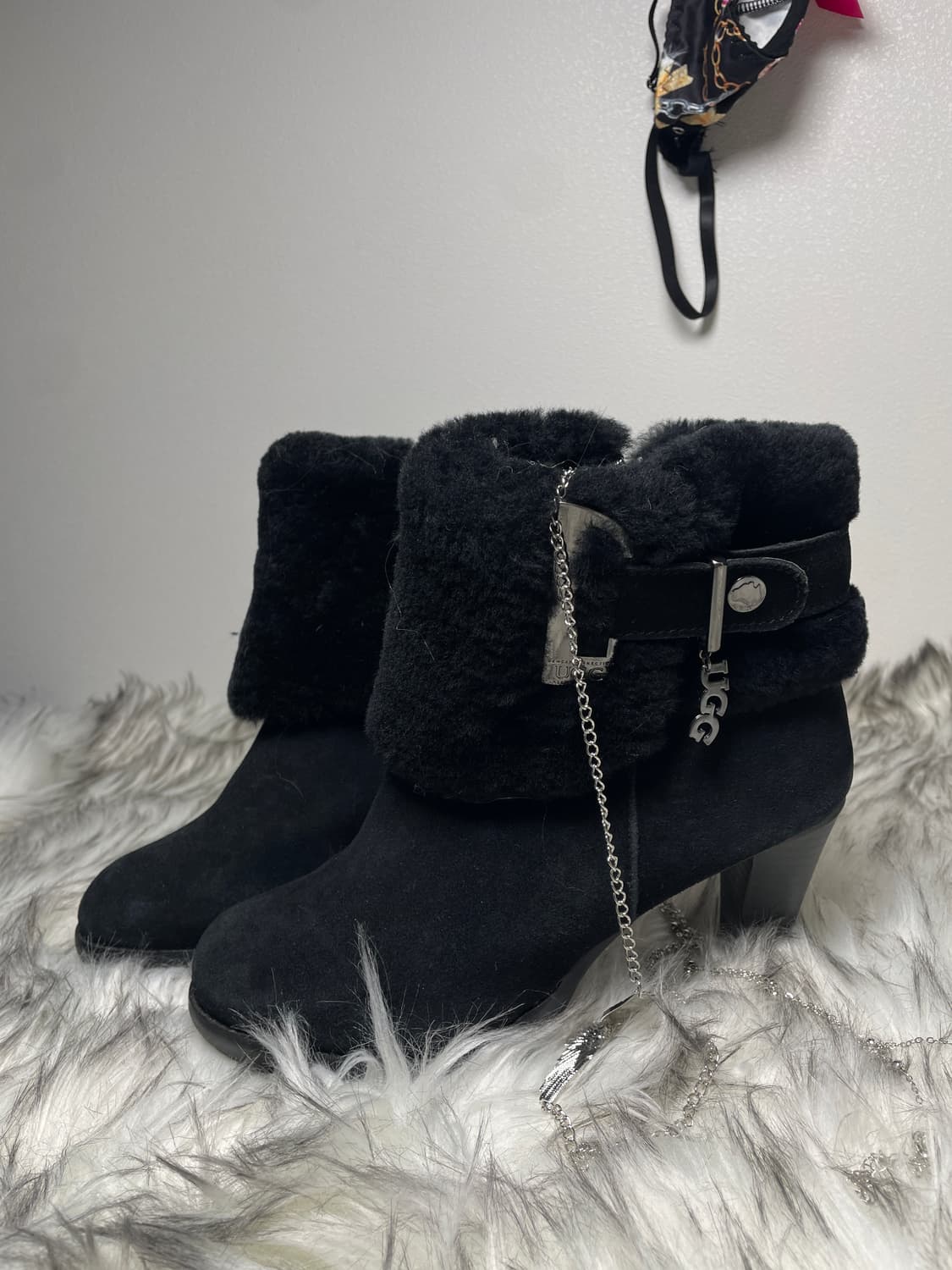 UGG 어그 양털 워머 갸루 부츠힐 상품이미지1