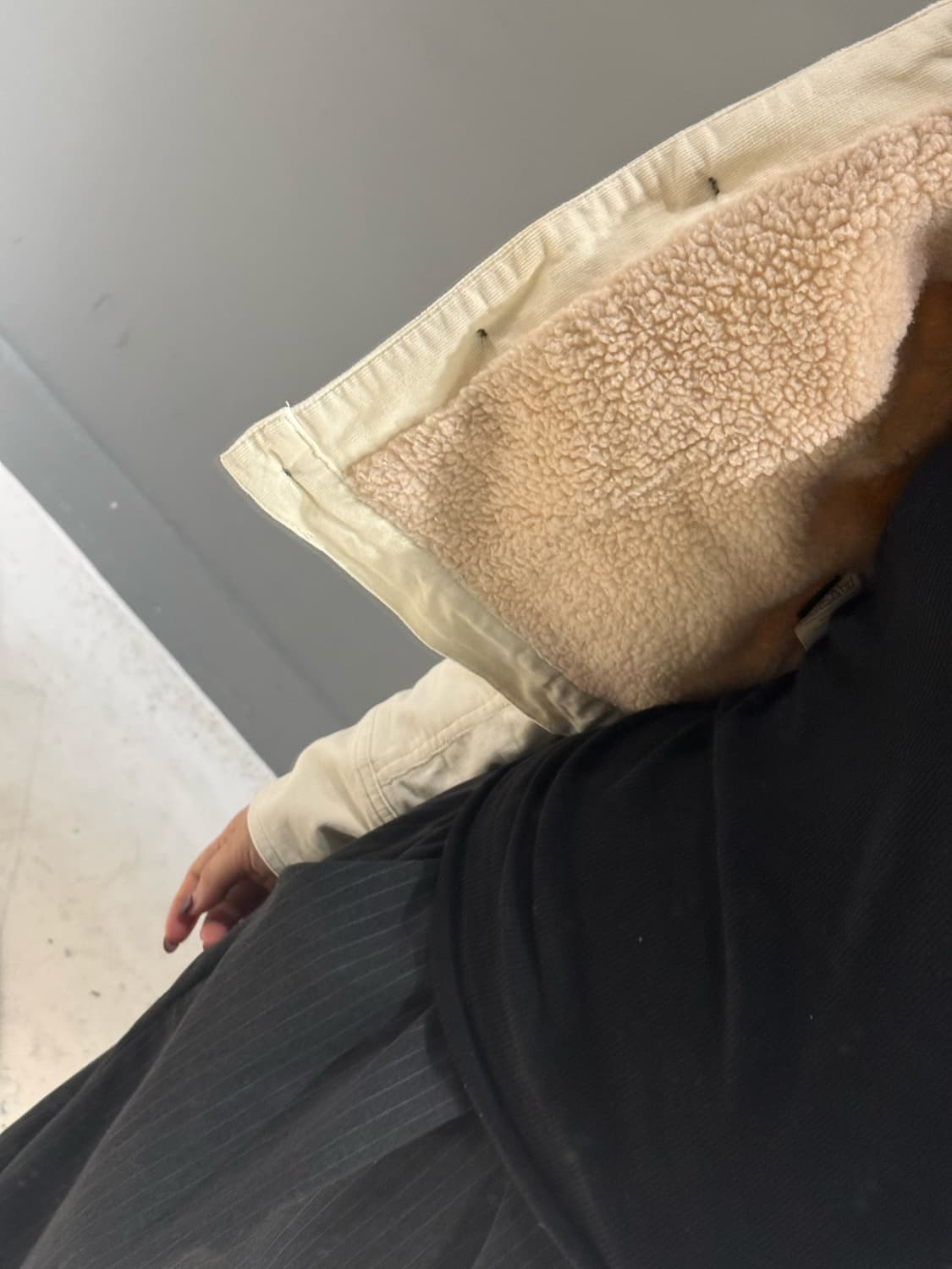 Oakley fur trimming button-up jk 상품이미지5