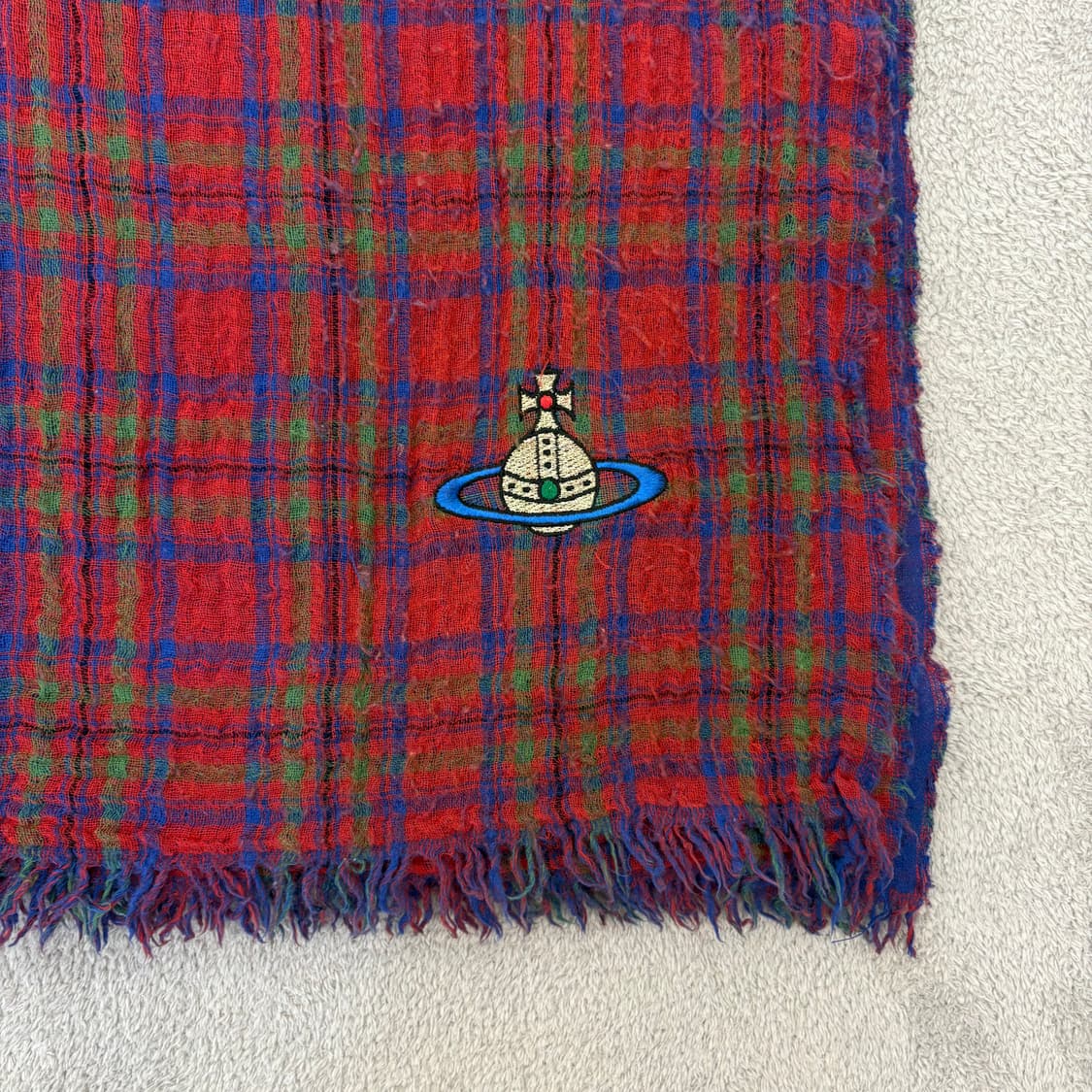 비비안 웨스트우드 오브 체크 머플러  상품이미지2