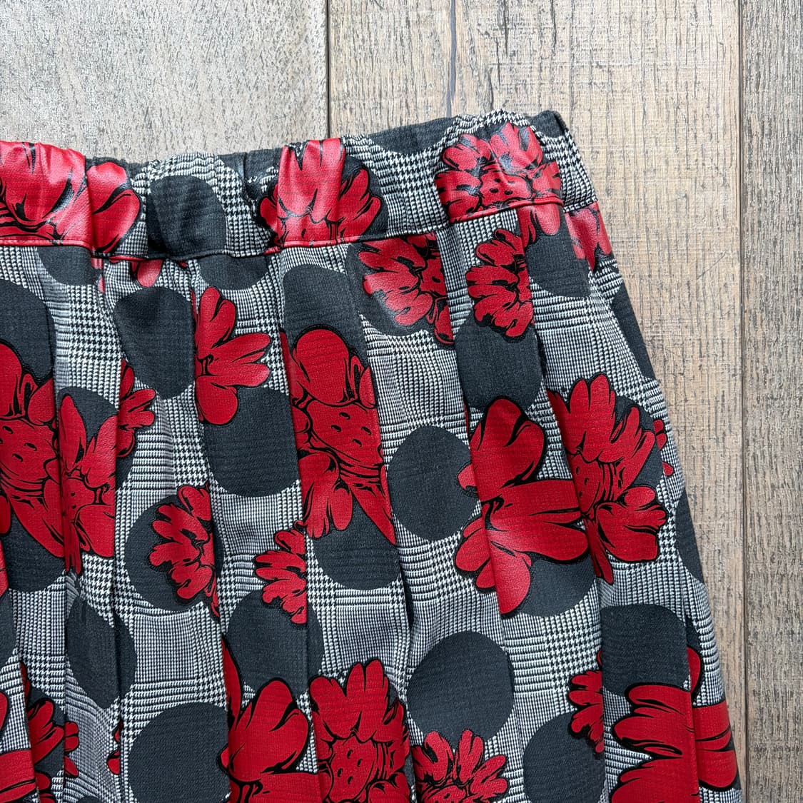 Floral Dot Pleats Skirt 상품이미지3