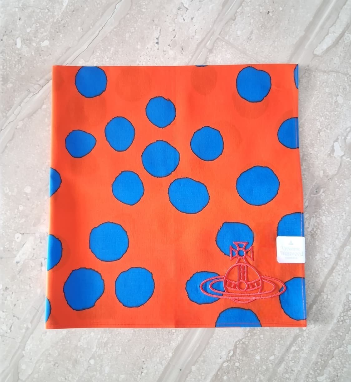 비비안웨스트우드 면 손수건 (새상품 with Case) 상품이미지4