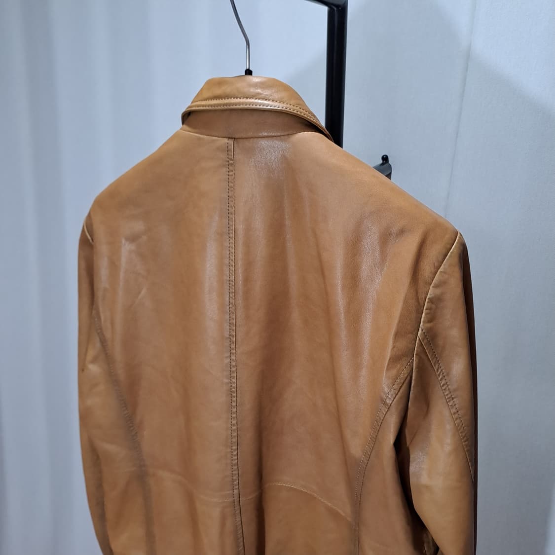 (택포) 오일워싱 양가죽 블루종 95 B413 상품이미지6