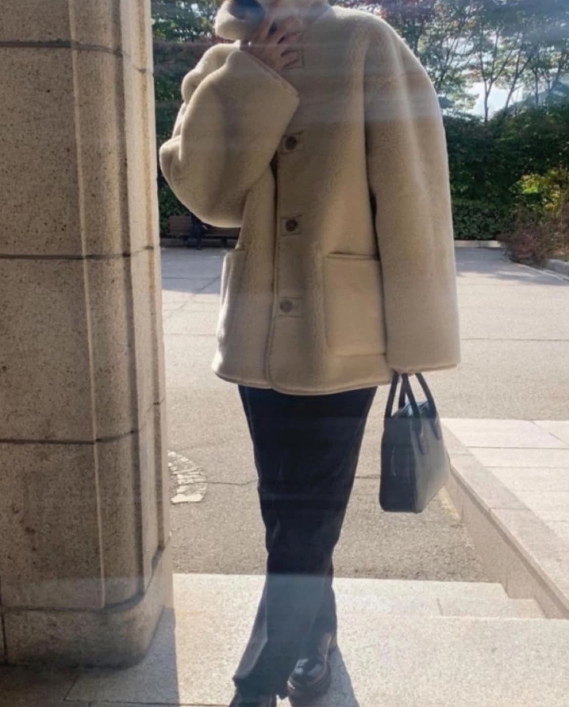 브런치 BR 리버시블 무스탕 자켓 상품이미지2