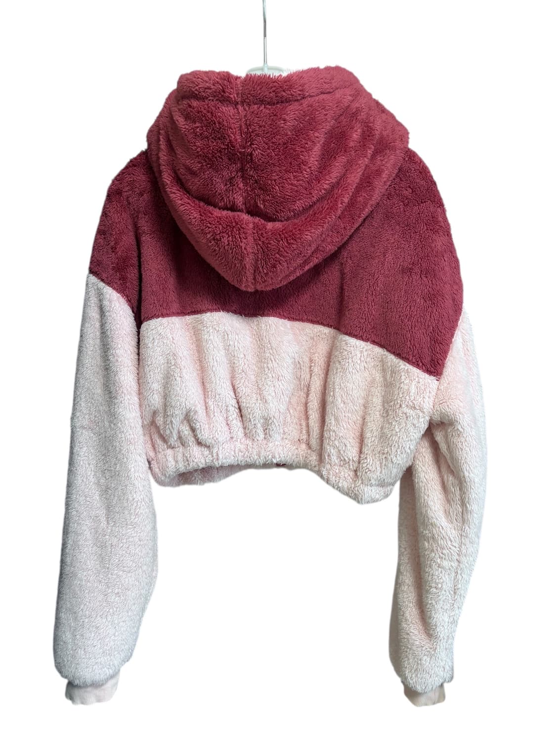 퓨마 딸기우유 크롭 퀄팅 후리스 상품이미지2