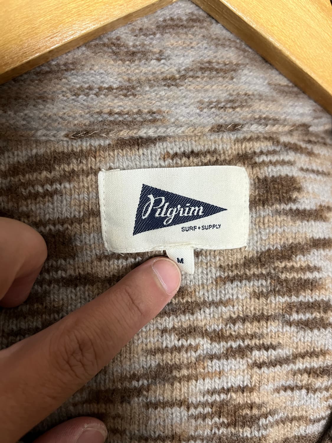필그림 하프 집업 니트 pilgrim surf supply 상품이미지4