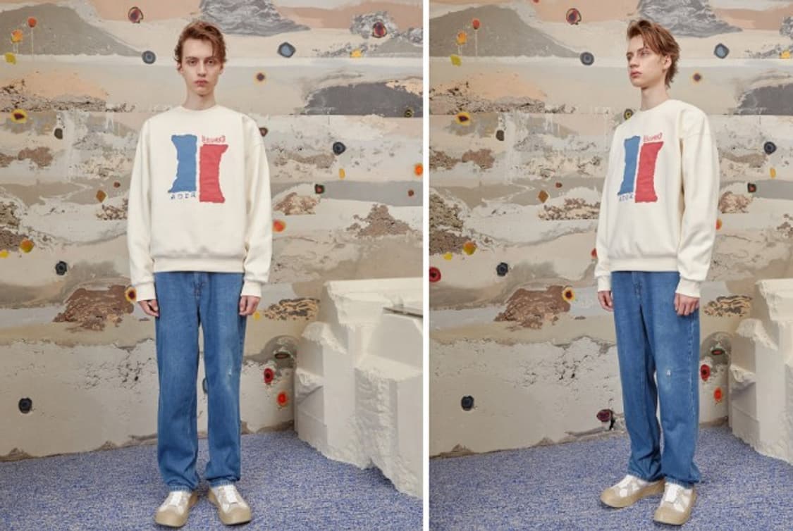 아더에러 베이지 캠퍼 에디션 맨투맨 티셔츠 상품이미지2