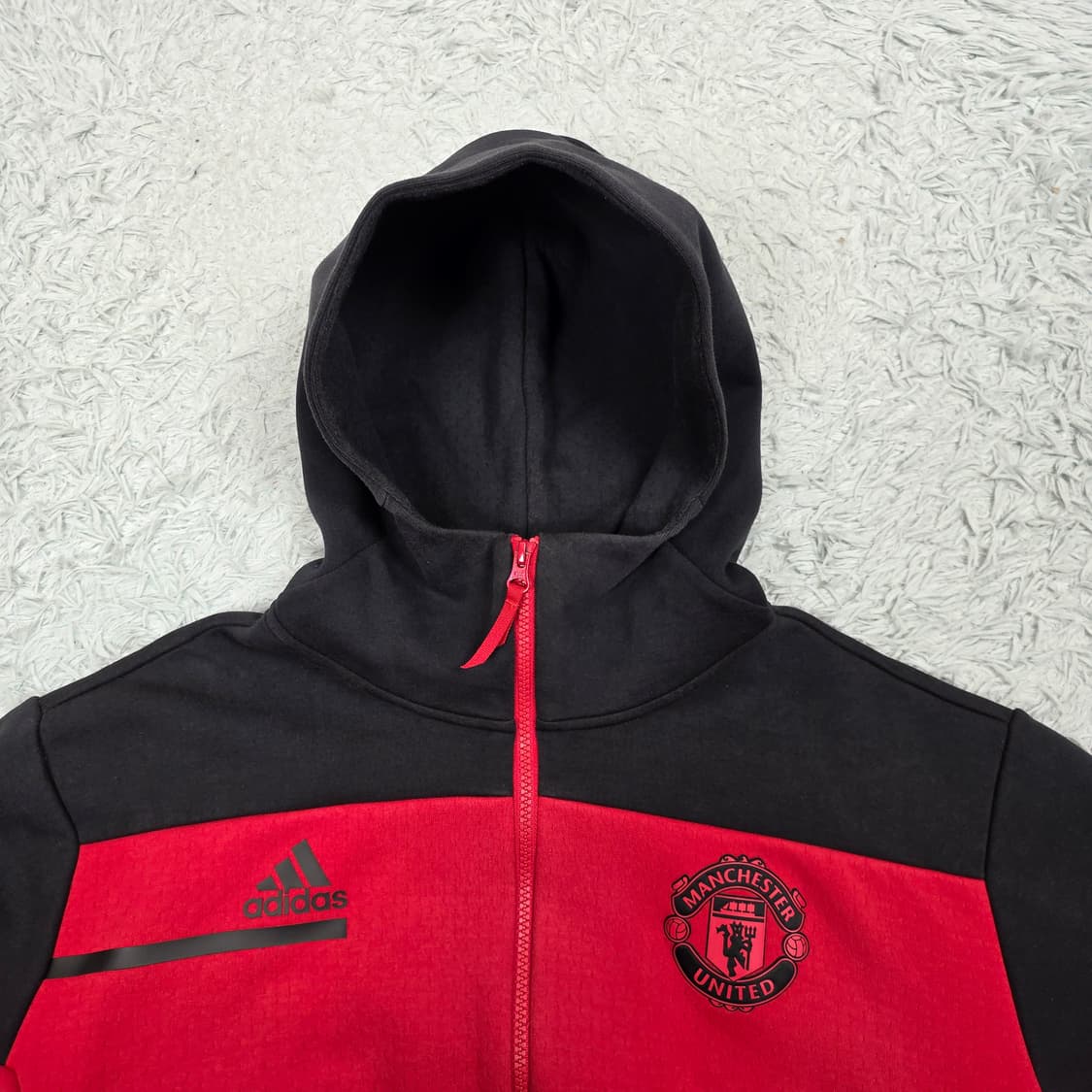 [희소] 아디다스 x 맨체스터유나이티드 ZNE 앤섬 자켓 XXL 상품이미지3