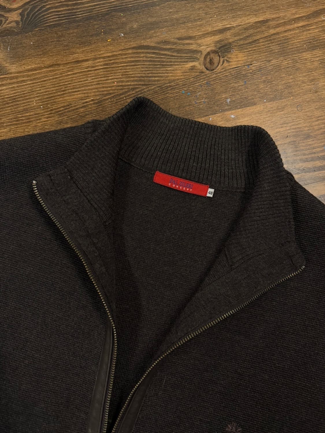 빨질레리 니트짚업 남성100 상품이미지8