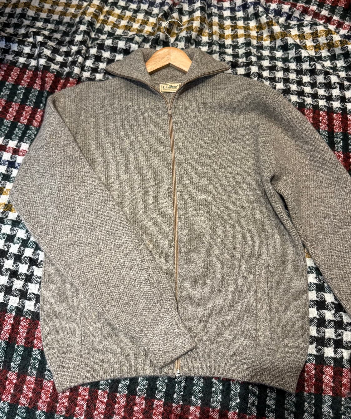 엘엘빈 LLBean 니트집업 상품이미지1