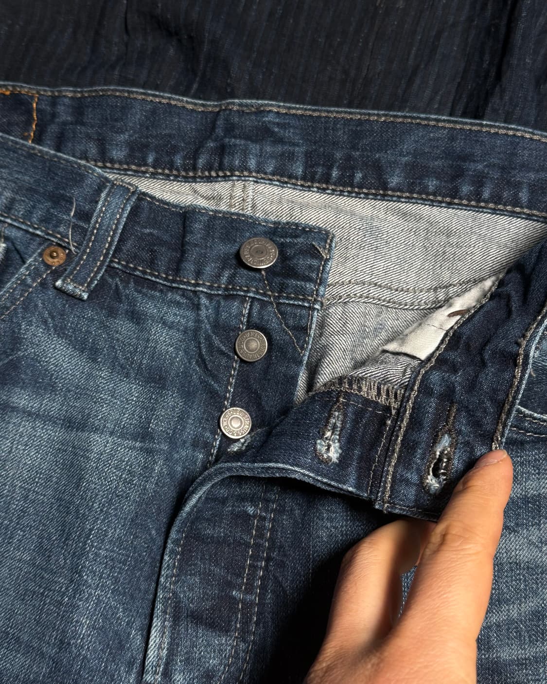 리바이스 501 스트레이트 핏 데님 팬츠 34 상품이미지2