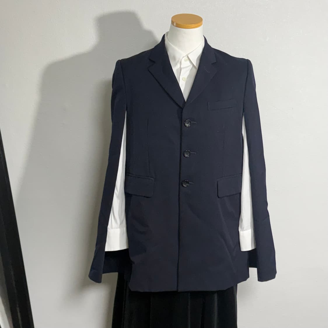 12ss 꼼데가르송 꼼데가르송 울 케이프자켓 s 상품이미지1