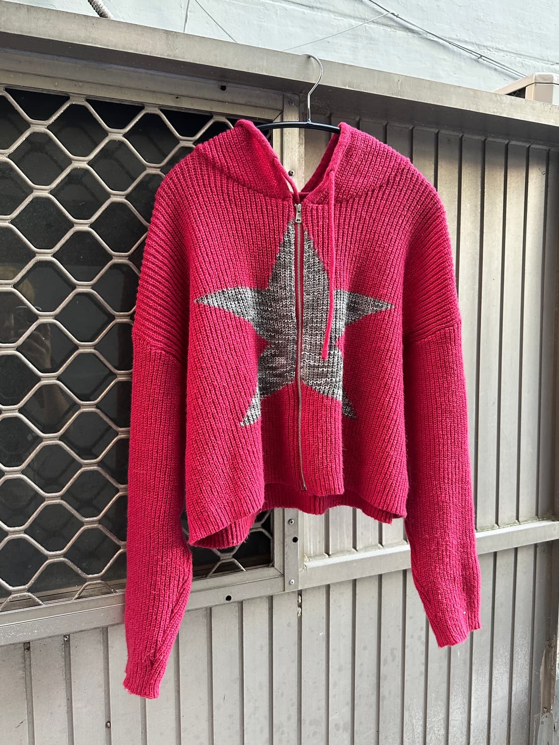 SHEIN star knit hoody 상품이미지1