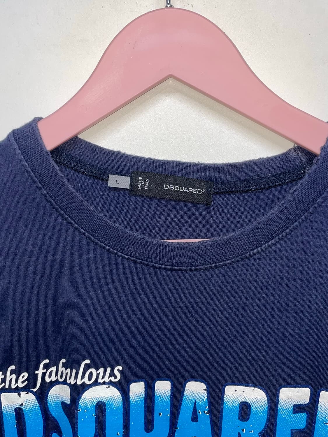 디스퀘어드2 네이비 반팔 티셔츠 상품이미지6