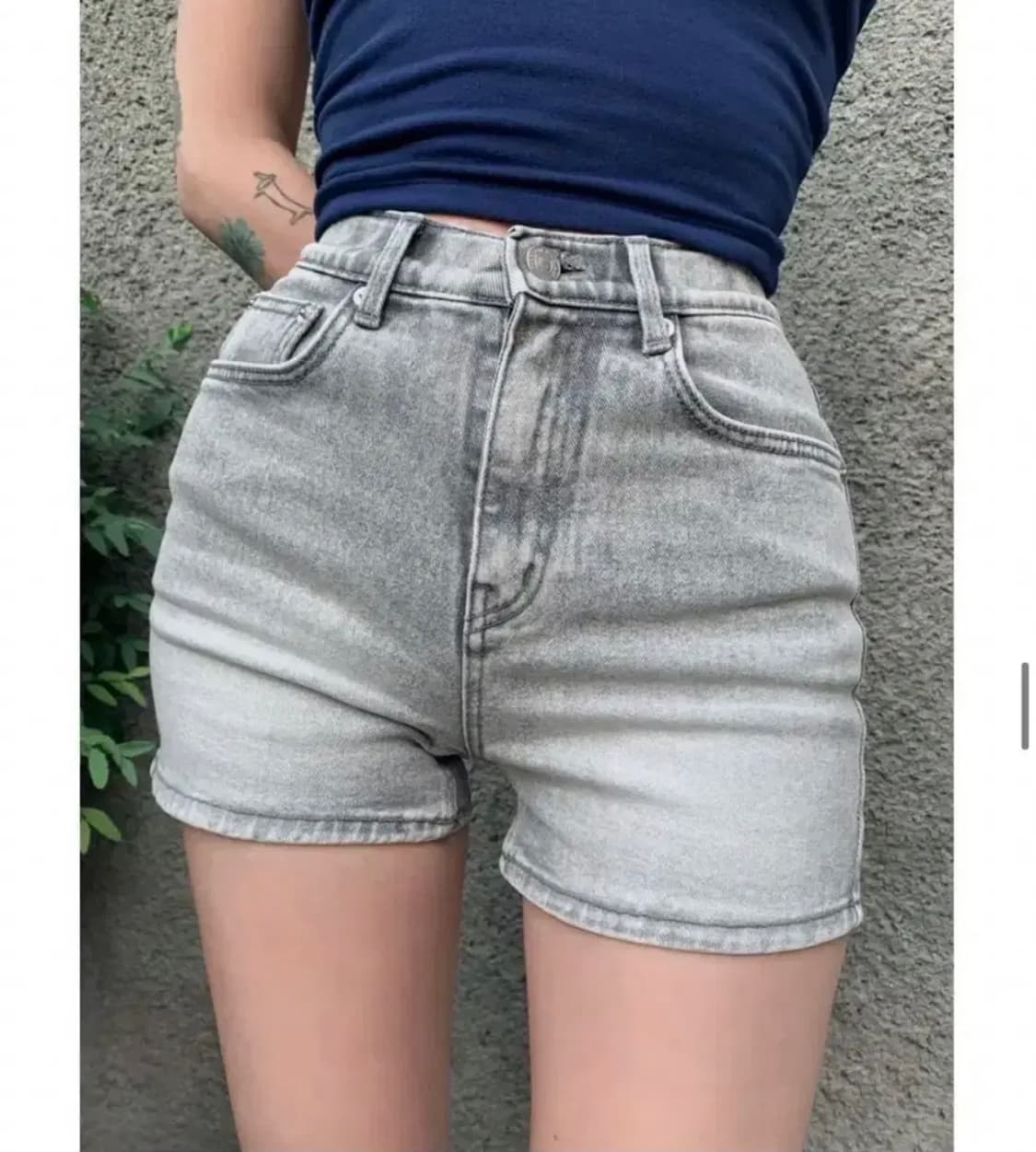 페일제이드 그레이 데님 쇼츠 s 상품이미지3