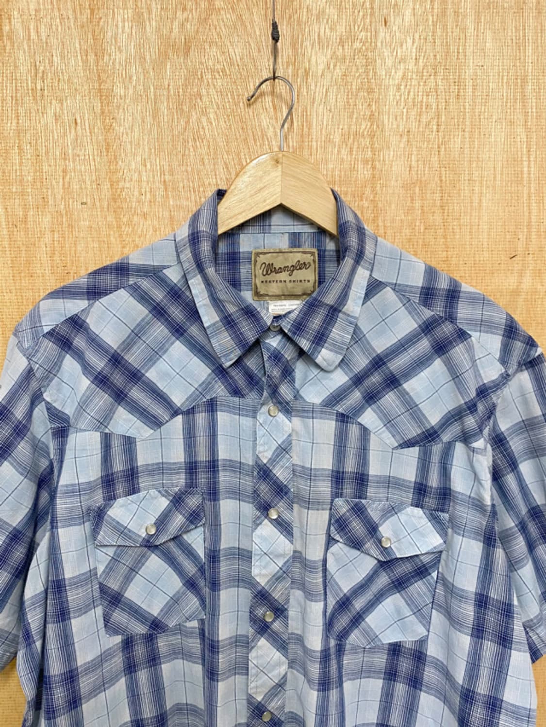 WRANGLER ombre western shirts 옴브레 체크 셔츠 상품이미지4
