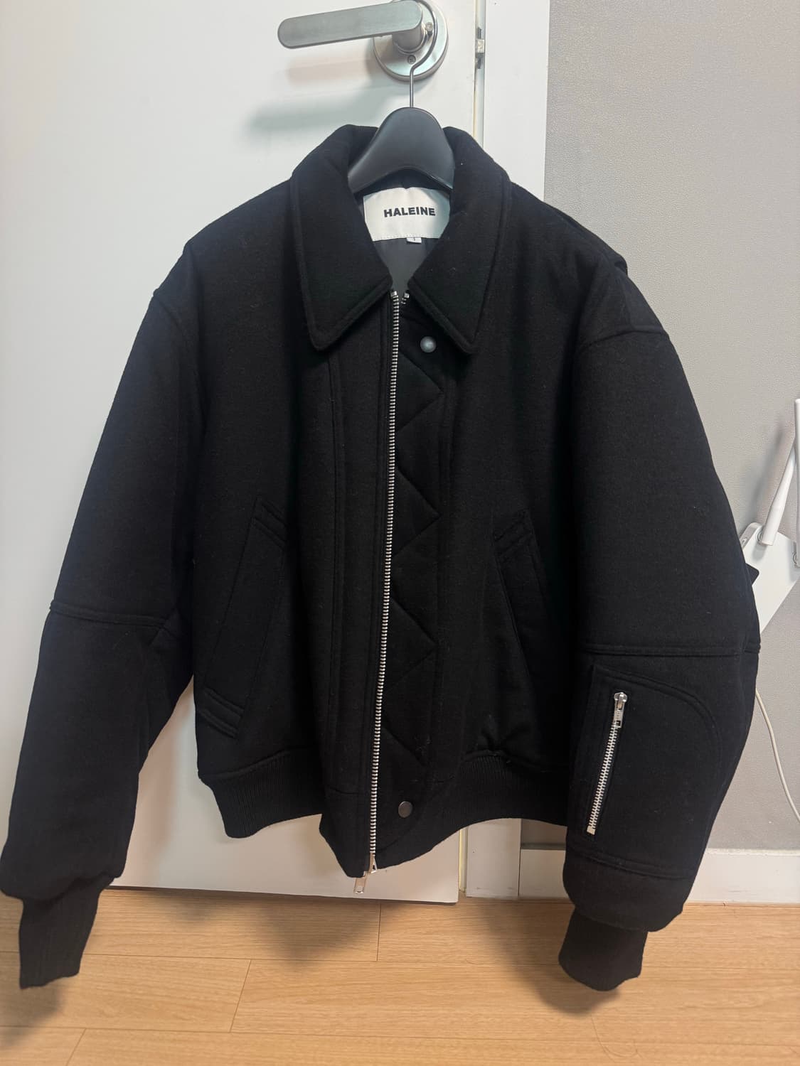 알렌느 3d 패디드 울 블루종 1 95 상품이미지3