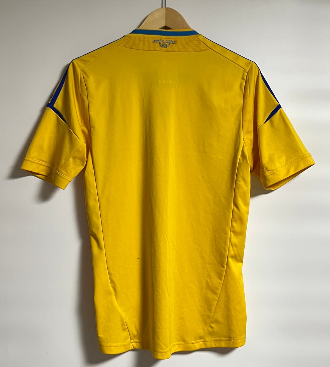 공용 아디다스 우크라이나 축구 유니폼 옐로우 블록코어 L 상품이미지5
