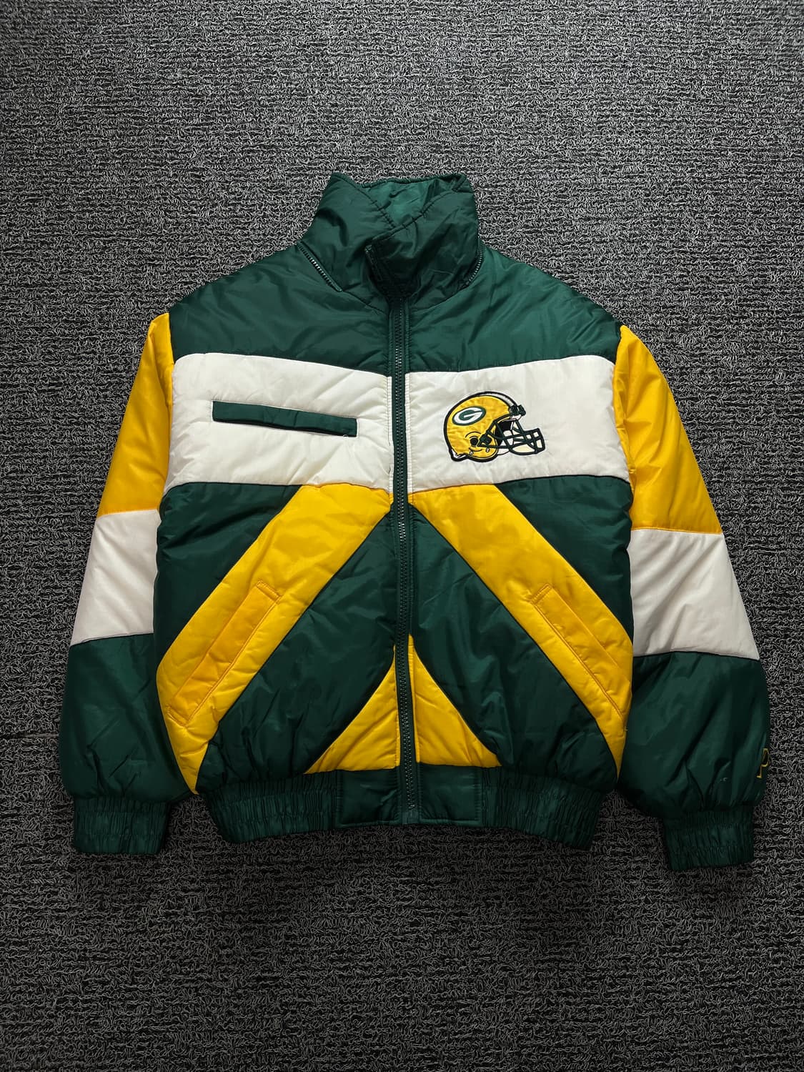 90s 프로플레이어 NFL 그렌베이 패커스 바시티 자켓 315 상품이미지4