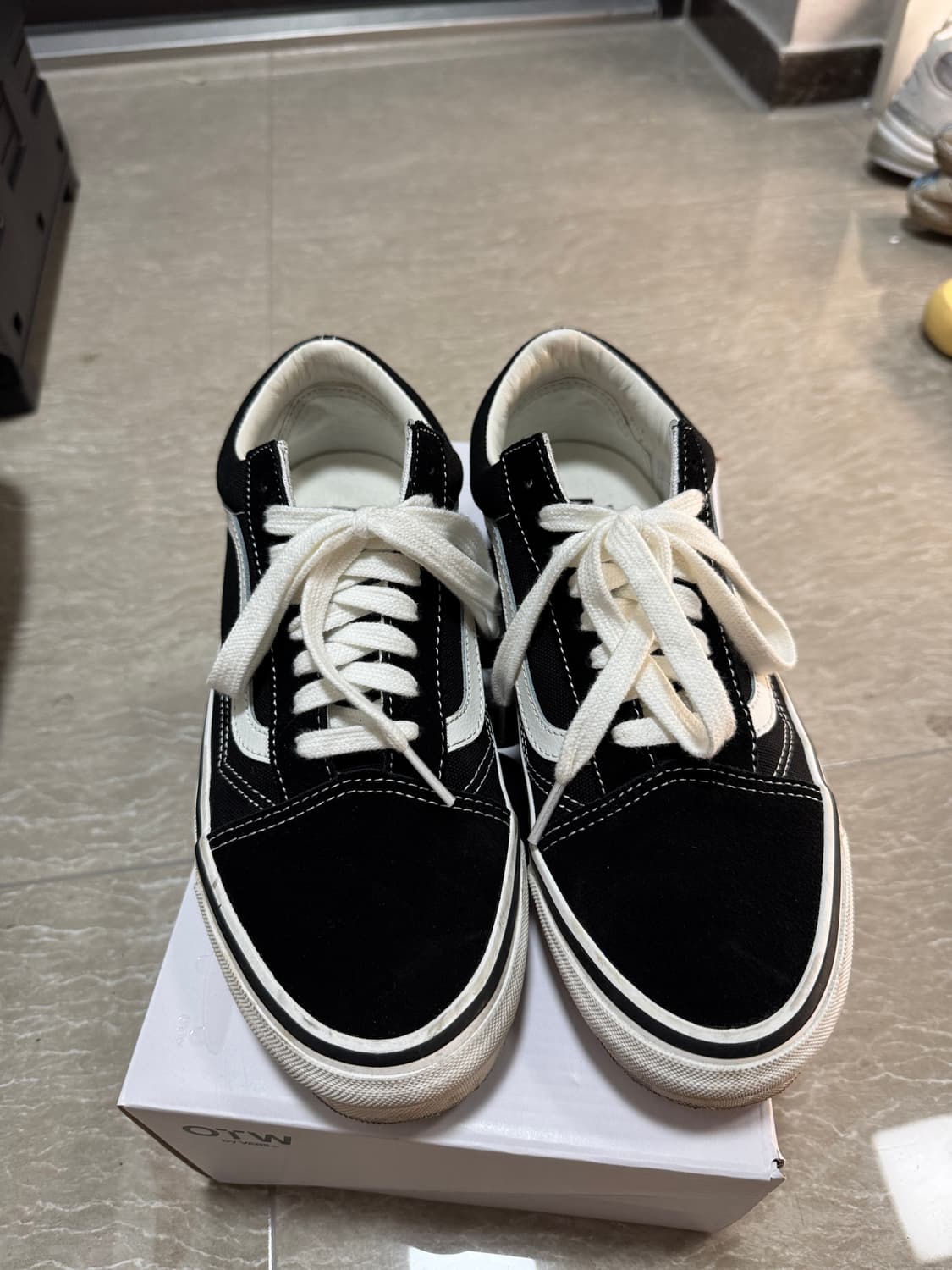 255) 반스 x CDG OTW 올드스쿨 블랙 상품이미지3