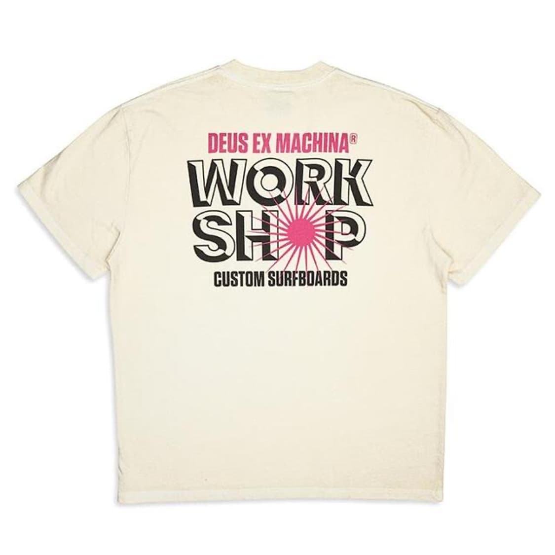  데우스 반팔티 SURF SHOP TEE DIRTY WHITE  상품이미지2