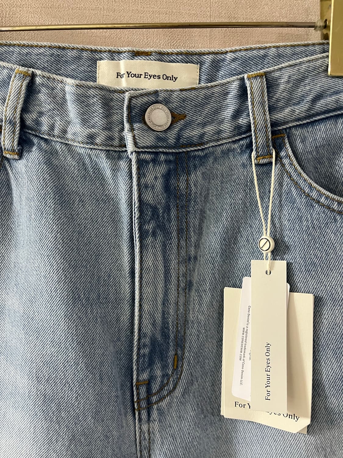 포유온 Wide Flared denim(40) 상품이미지10