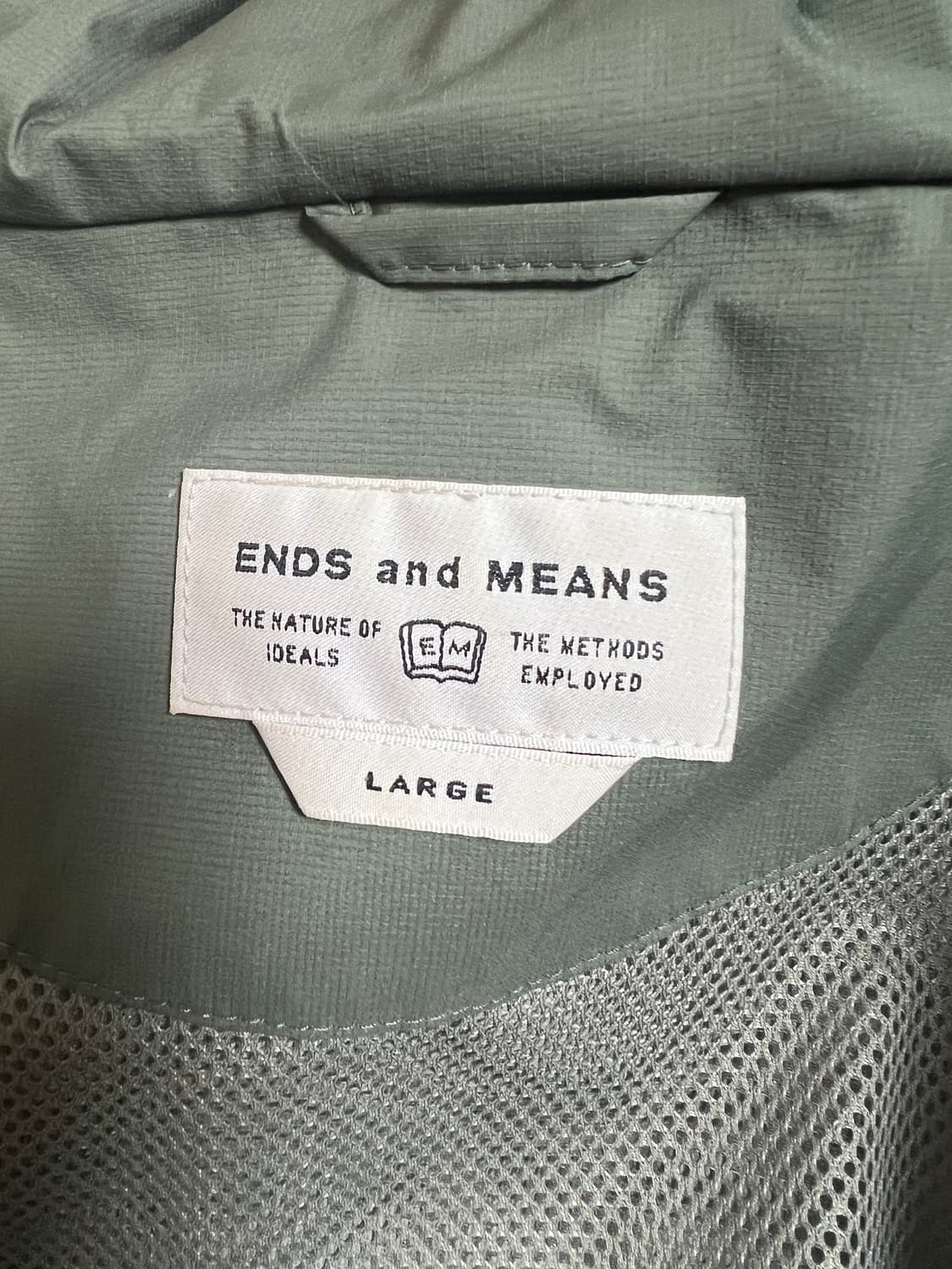 ends and means 헤거스톤 파카 그린 L 판매 상품이미지3