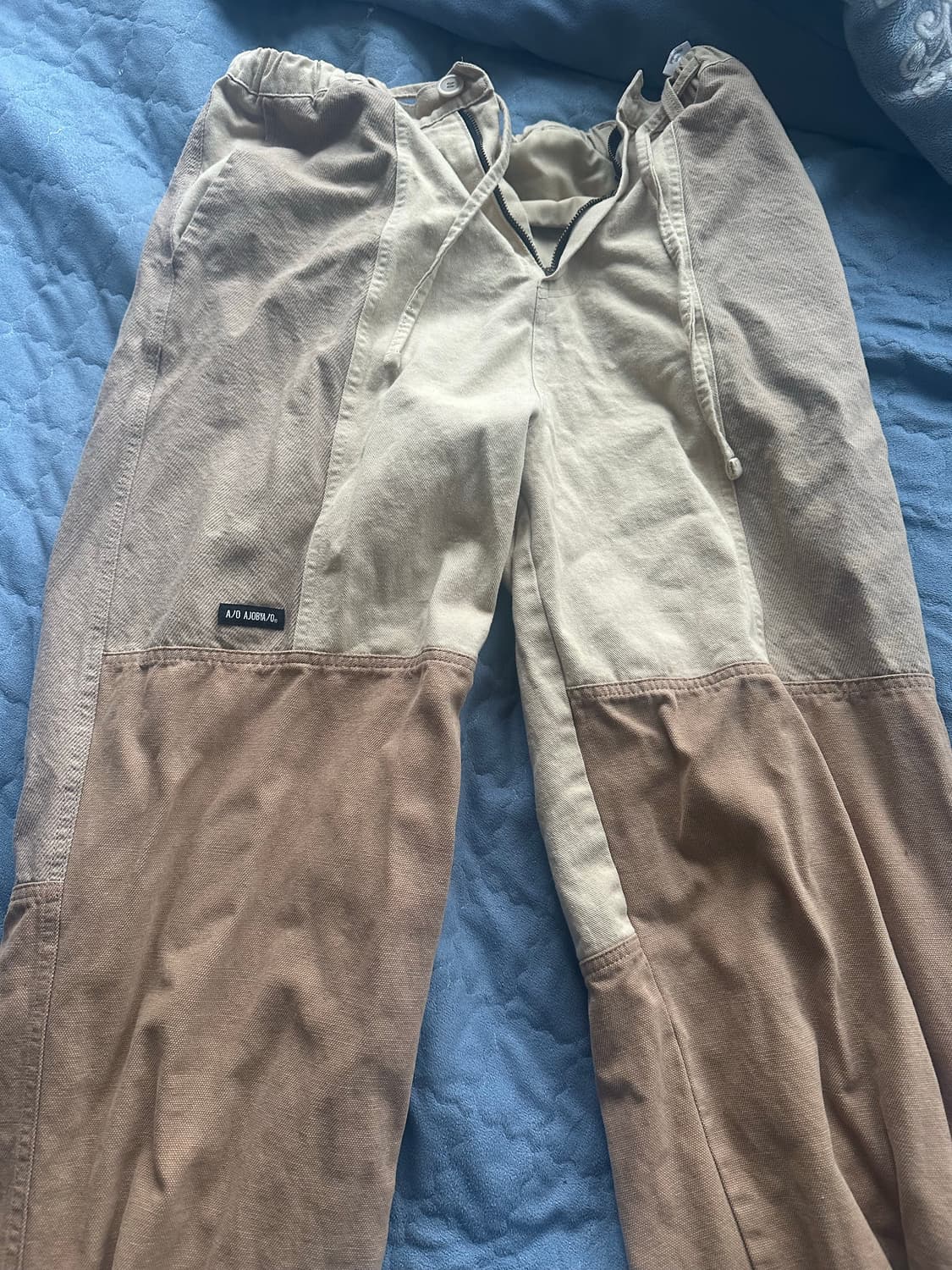 아조바이아조 트리플 믹스드 코튼 팬츠  상품이미지2