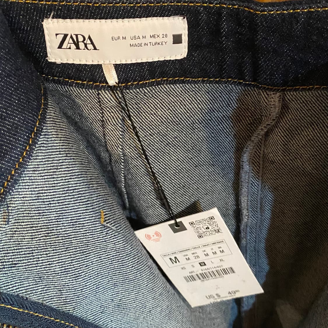 (택부착 새상품) ZARA denim long skirt 자라 스커트 상품이미지6