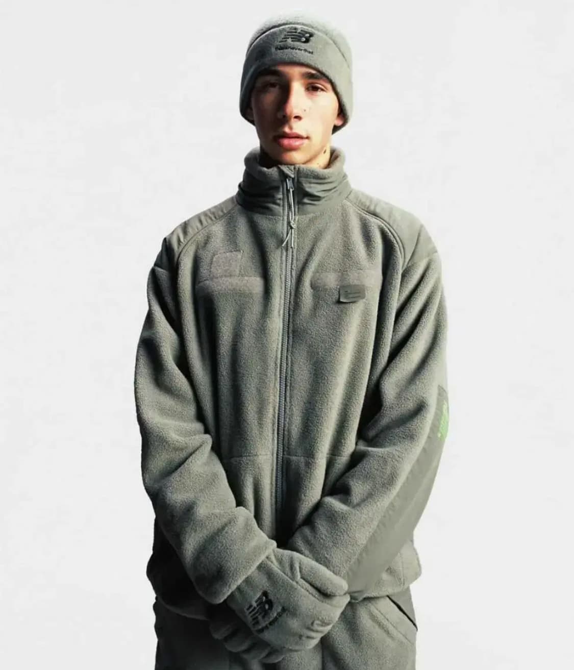 디스이즈네버댓x뉴발란스 플리스 자켓 L 상품이미지3