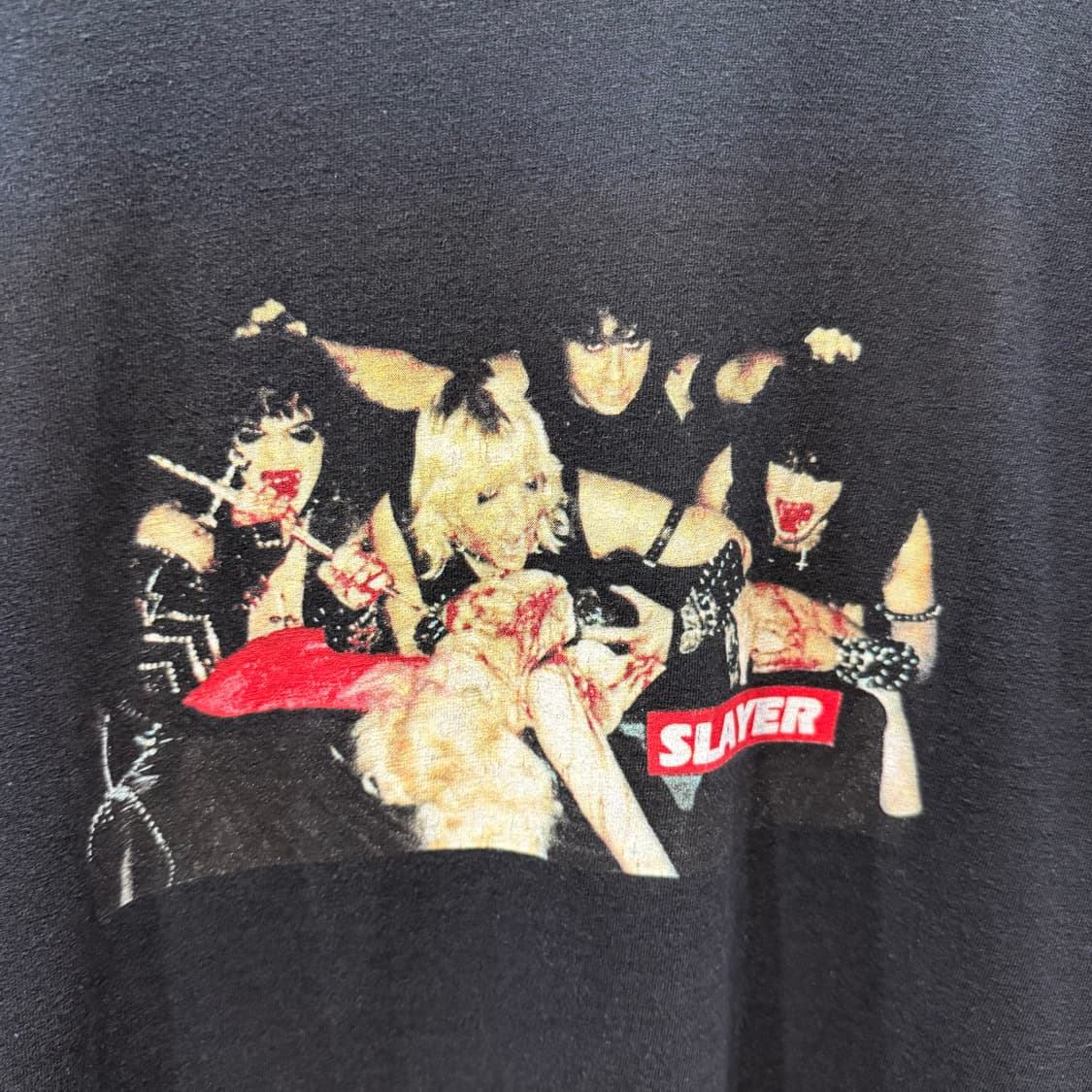 M 슈프림 Supreme 16s Slayer 프린팅 반팔 티셔츠 상품이미지5