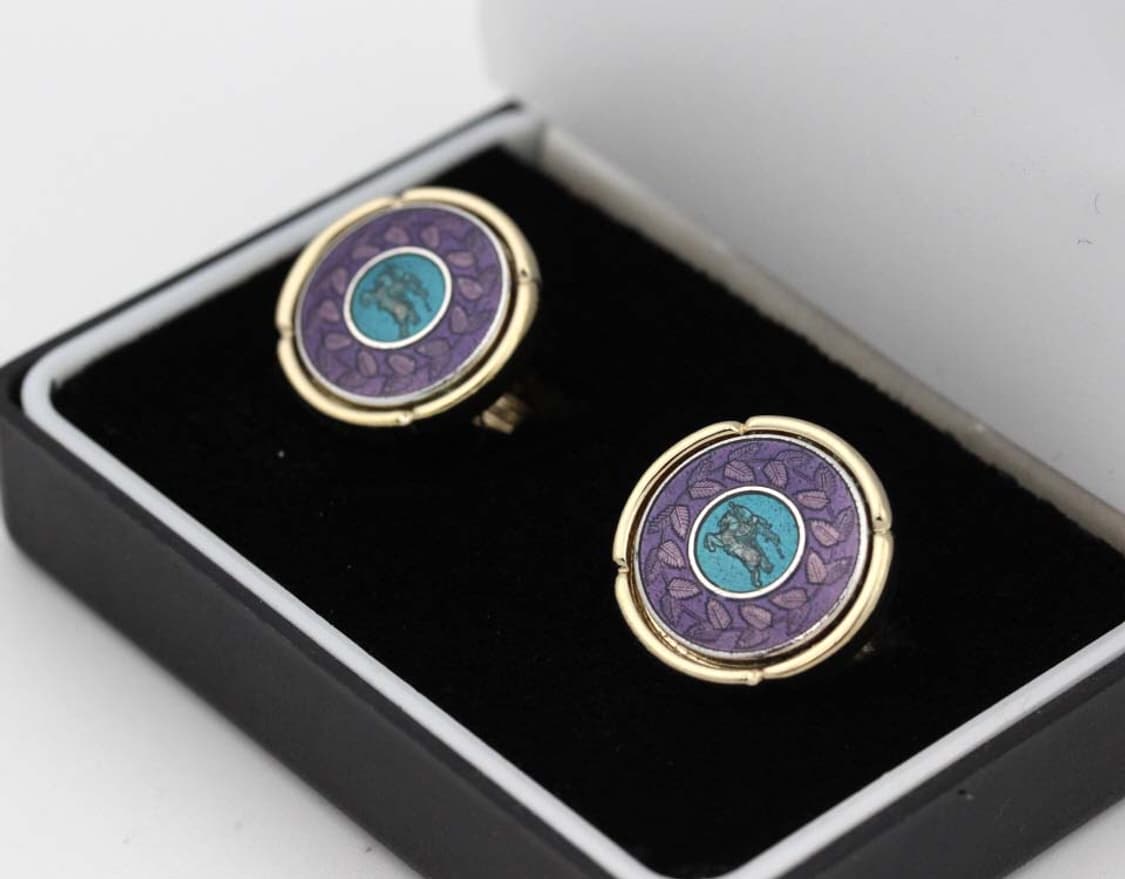 버버리 A등급 남자 명품 커프스 빈티지 상품이미지1