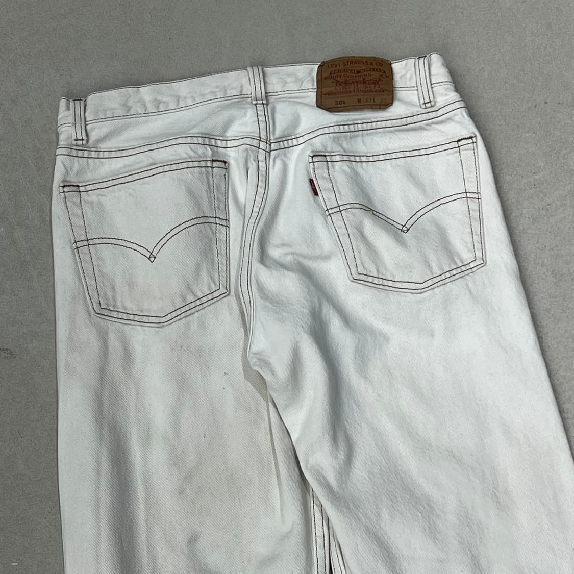 usa 리바이스 501 화이트 데님 s08912 상품이미지4