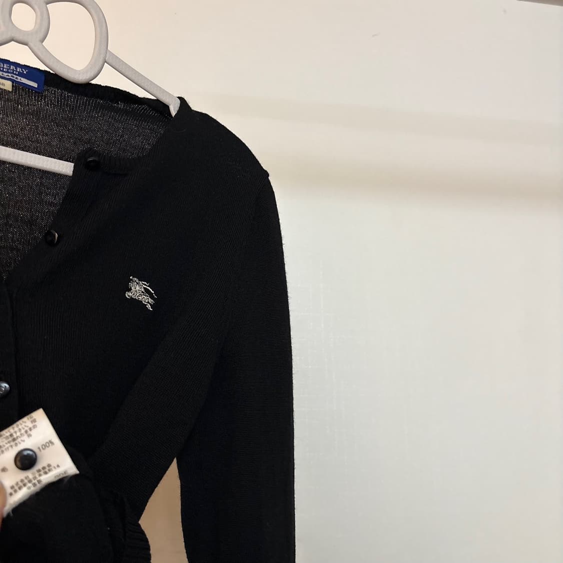 버버리 블루라벨 블랙 가디건 상품이미지5