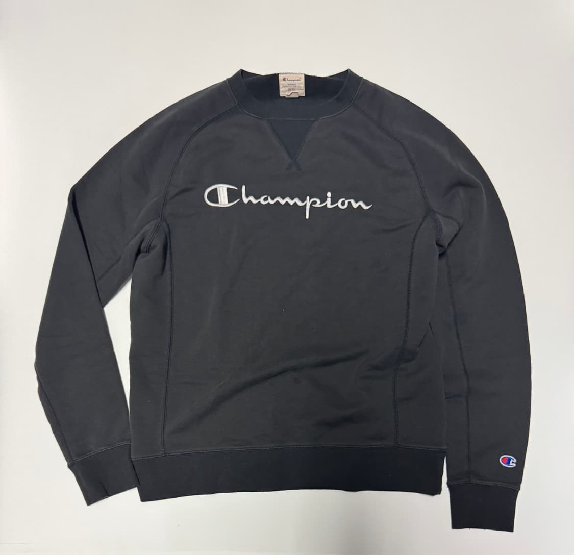 챔피온 스펠아웃 트레이닝 맨투맨 M 블랙 상품이미지1