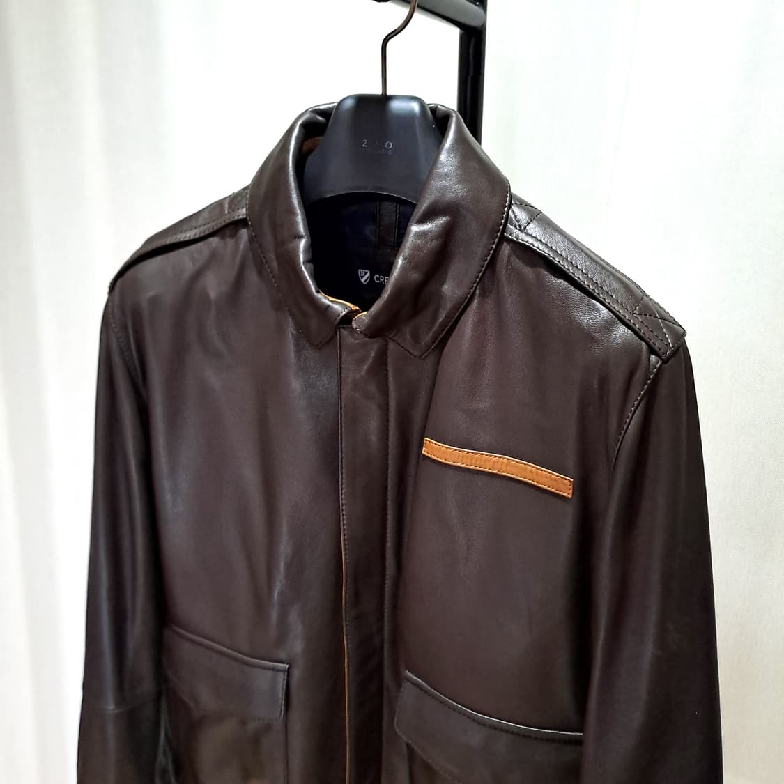 (택포) 다니엘크레뮤 양가죽 A-2 항공자켓 L B740 상품이미지3