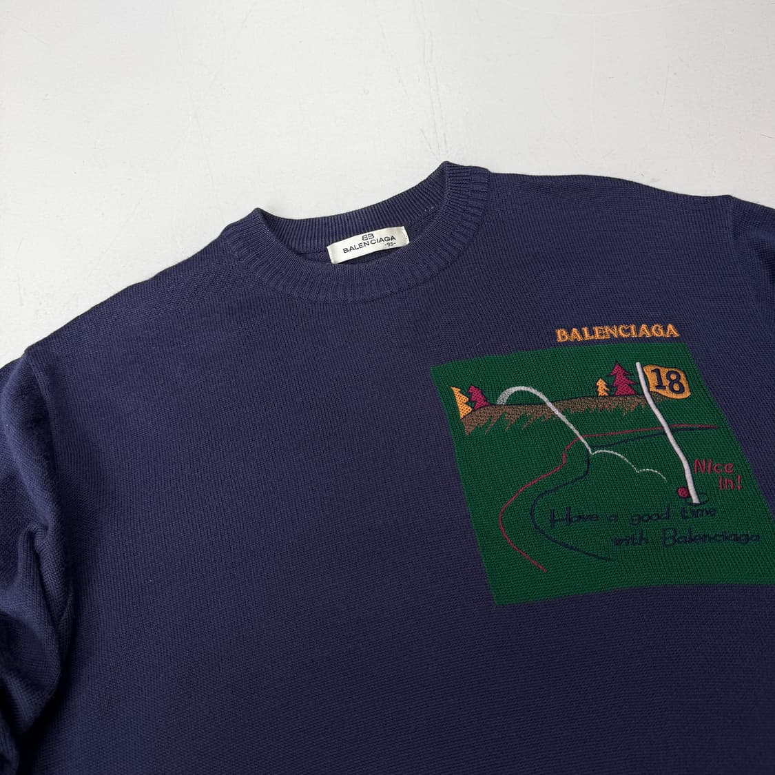 발렌시아가 골프 그래픽 니트  상품이미지3