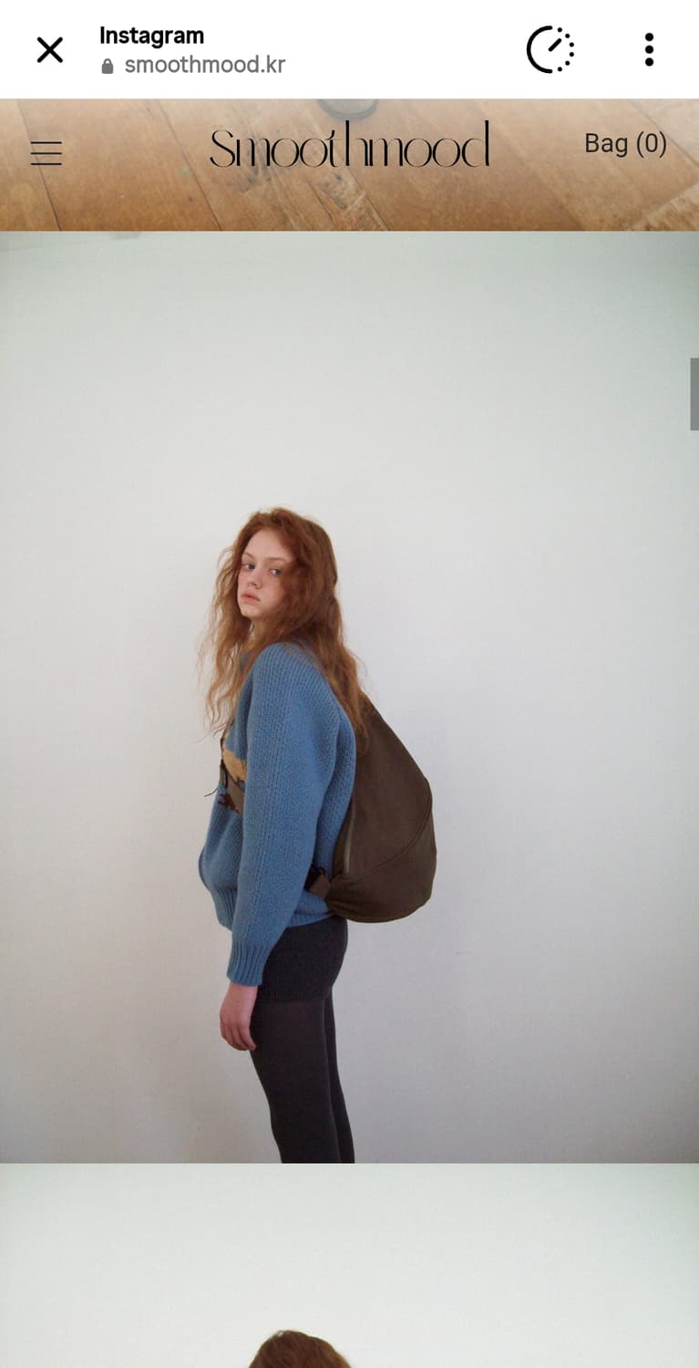 [새상품] 스무드무드 슬링 백팩 카키브라운 상품이미지3