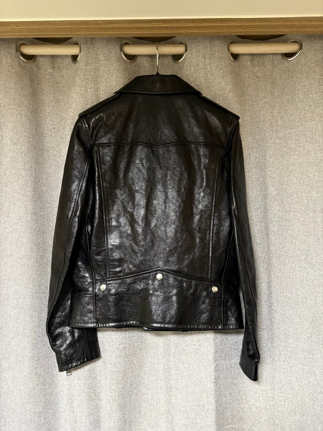 (새상품)생로랑 L01 더블라이더 레더자켓 17fw 46 상품이미지2