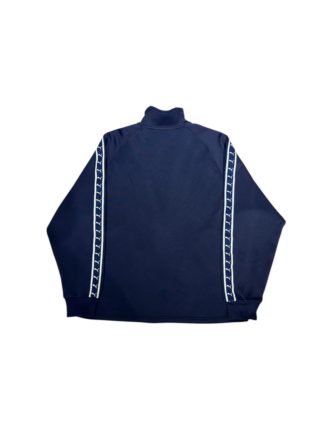 푸마 네이비 데드스탁 화이트 사이드 라인 오버핏 트랙탑 져지 S 상품이미지3